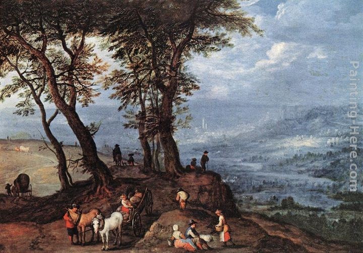 Jan the elder Brueghel Going to the Market